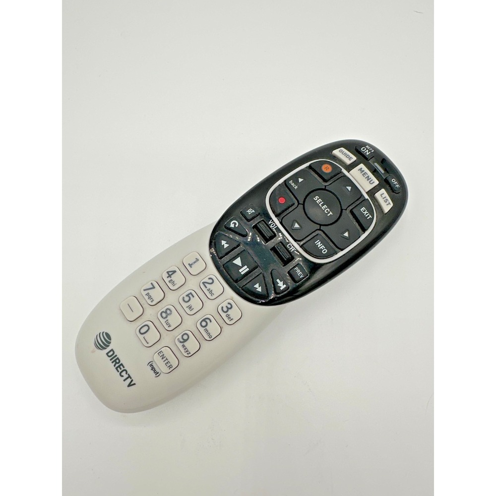 DIRECTV AT&T Remote Control White/Black RF-Capable – Untested - Picture 2 of 6